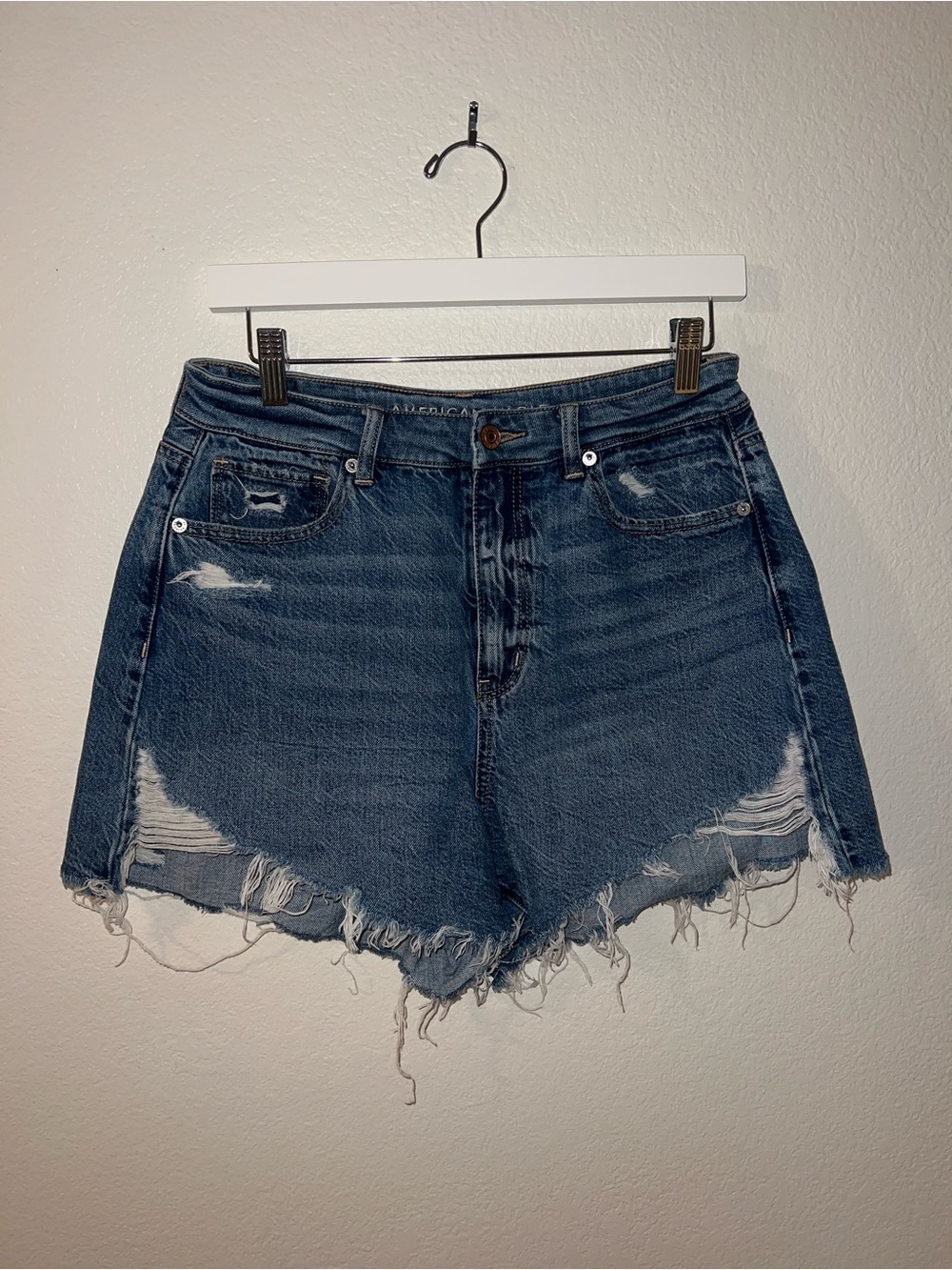 American Eagle High-Rise Denim Shorts